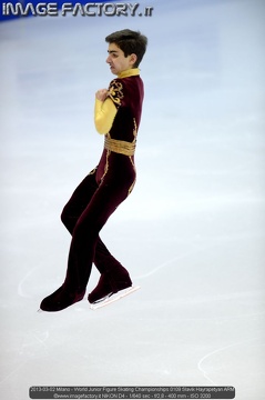 2013-03-02 Milano - World Junior Figure Skating Championships 0109 Slavik Hayrapetyan ARM